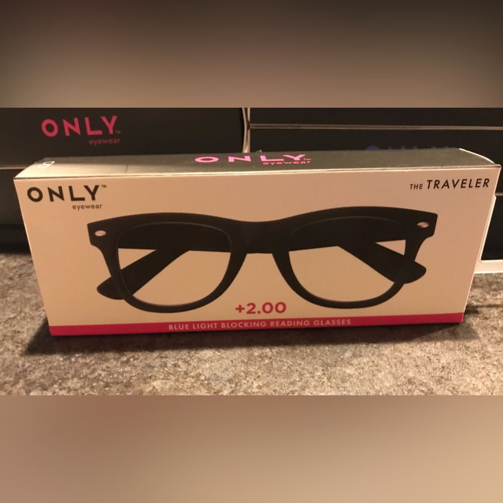 NEW ONLY Eyewear the TRAVELER +2.00 Blue Light Blocking Lens Reading Gla… - Picture 3 of 5